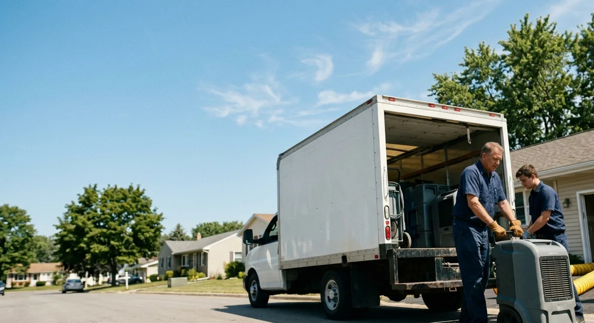 Water Damage Cleanup in Bidwell, OH near me